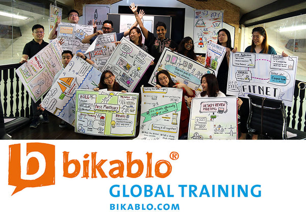 Visual Facilitation Bikablo Basics Training in Singapore ONLINE- (8 & 9 July 2020) - No drawing skills needed